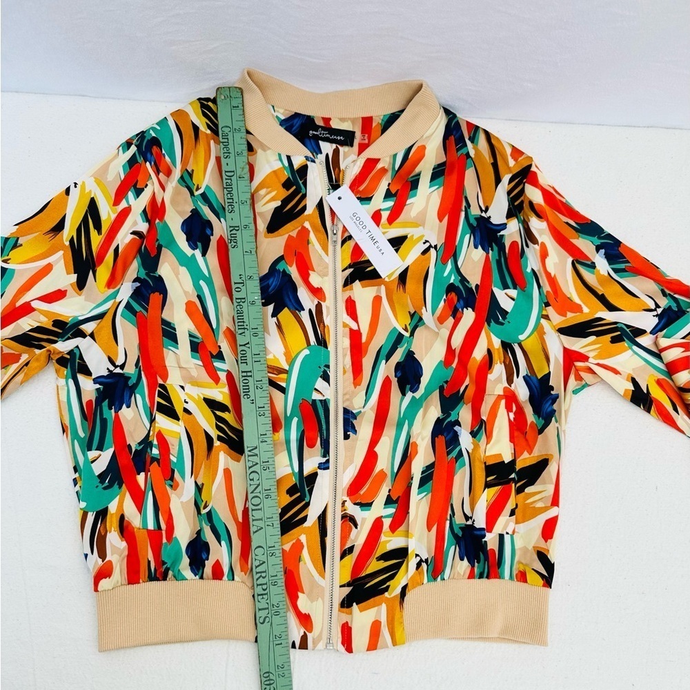 Good time U.S.A Colorful Patterned Women's Jacket - Picture 5 of 7